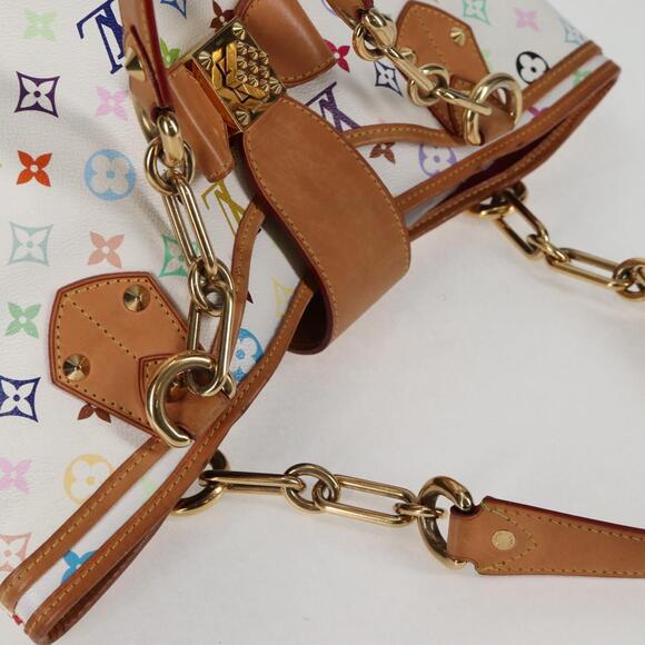 LOUIS VUITTON Monogram Multicolor Annie GM Tote Bag White M40303 - Picture 6 of 16